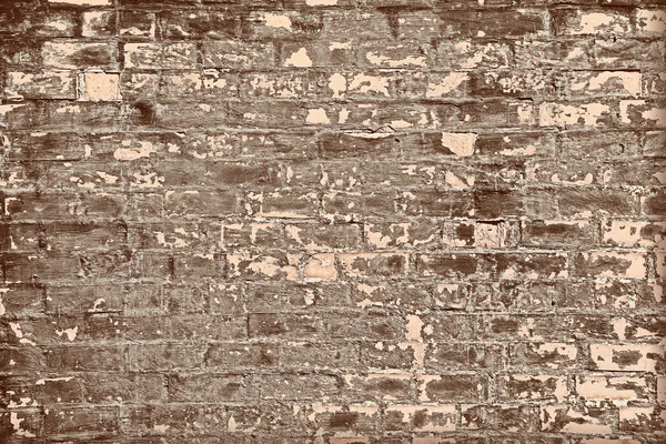 Orange old brick wall at fortress — Stock Photo, Image