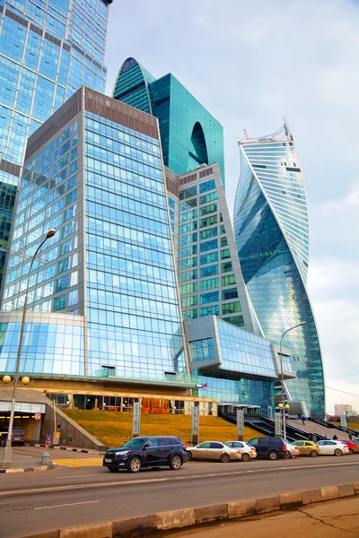 Moskwa - 9 marca: International Business centrum Moskwy. Rosja, Moskwa, 9 marca 2015 — Zdjęcie stockowe