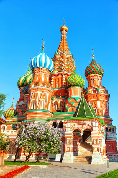 Basilikum-Kathedrale in Moskau, Russland — Stockfoto