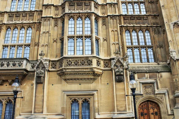 Close House Parliament Facade Details London — 图库照片