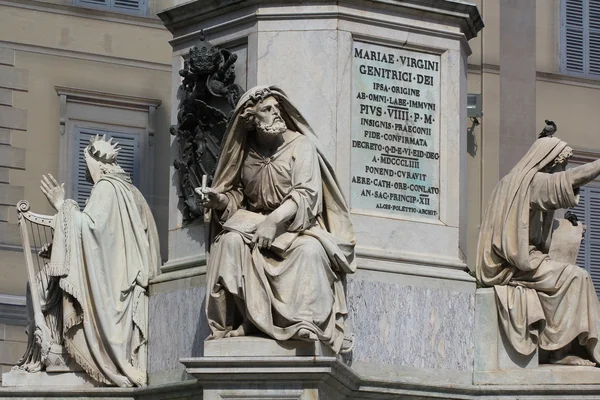 Prorok Izaiáš (Jindřich) socha v Římě, Itálie. — Stock fotografie