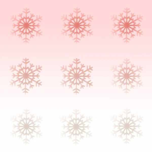 Holiday Gradient background of Snowflakes — Stock Photo, Image