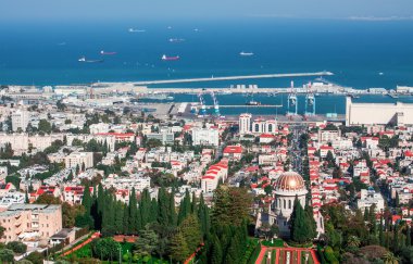 Haifa Bahai bahçesinden