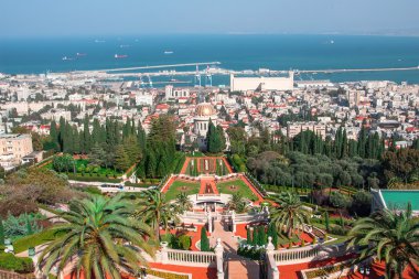 Haifa Bahai bahçesinden