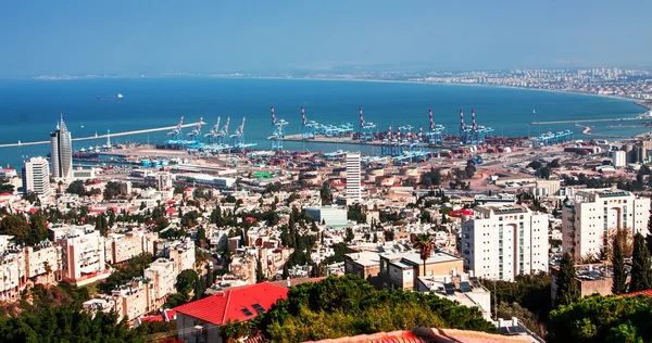 Haifa van de Bahai-tuin — Stockfoto