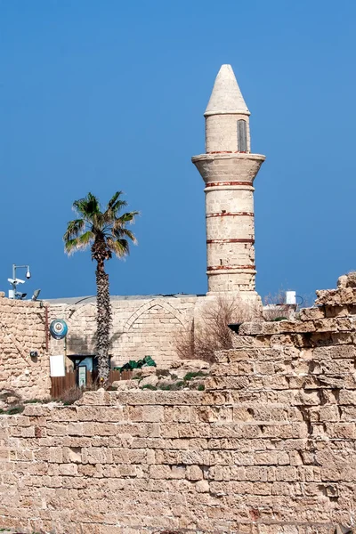 Caesarea nemzeti park-mecset — Stock Fotó