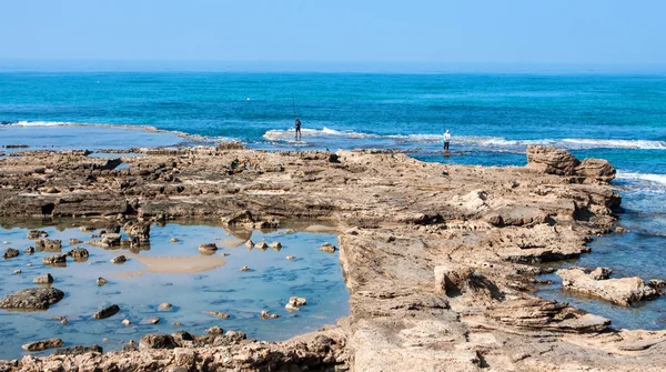 Los pescadores de arrecife están pescando —  Fotos de Stock