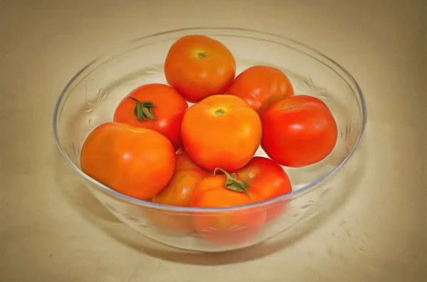 Composición con tomate —  Fotos de Stock