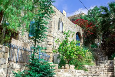 Güzel taş yapılmış hous