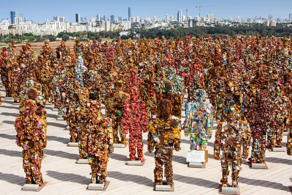 Trash People sculptures Stock Photo