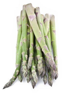 üzerine beyaz kuşkonmaz.