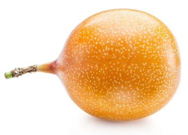 Beyaz arka plan üzerinde granadilla meyve.