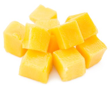 Mango küpleri. Beyaz bir arka plan üzerinde izole.