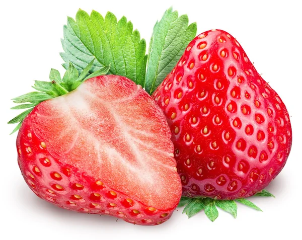 Strawberries on the white background. — Stock Photo, Image