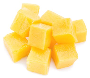 Mango küpleri. Beyaz bir arka plan üzerinde izole.