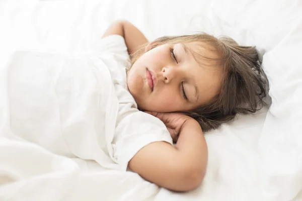 Durmiendo niña . — Foto de Stock