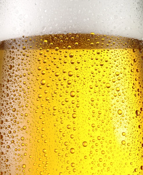 Szklanka piwa mrożonego. — Zdjęcie stockowe