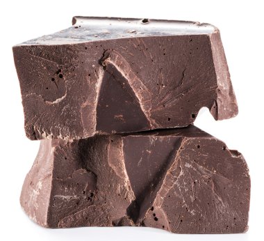 Çikolata blok. Makro çekim çikolata yapısının.