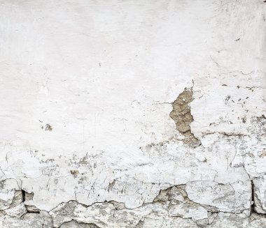 Beton duvar yüzeyine kırık. 