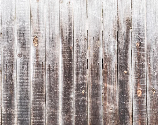 Vieille clôture en bois brun . — Photo