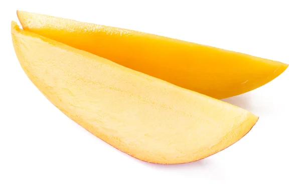 Rebanadas de mango. Aislado sobre un fondo blanco . —  Fotos de Stock