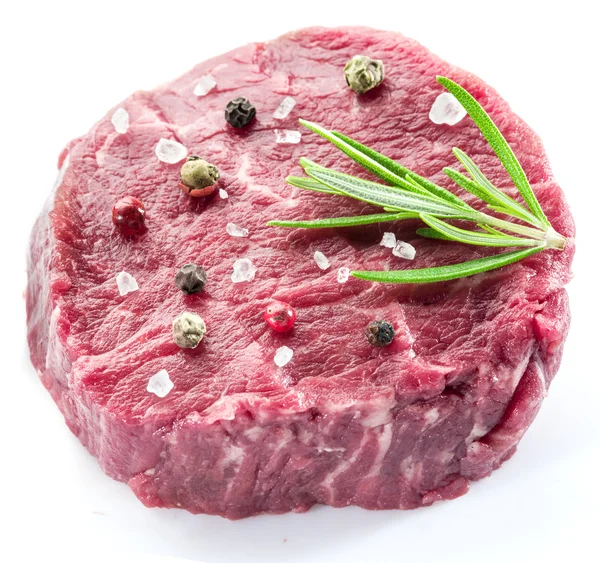 Piece of beef tenderloin isolated on the white background. — Stock Photo, Image