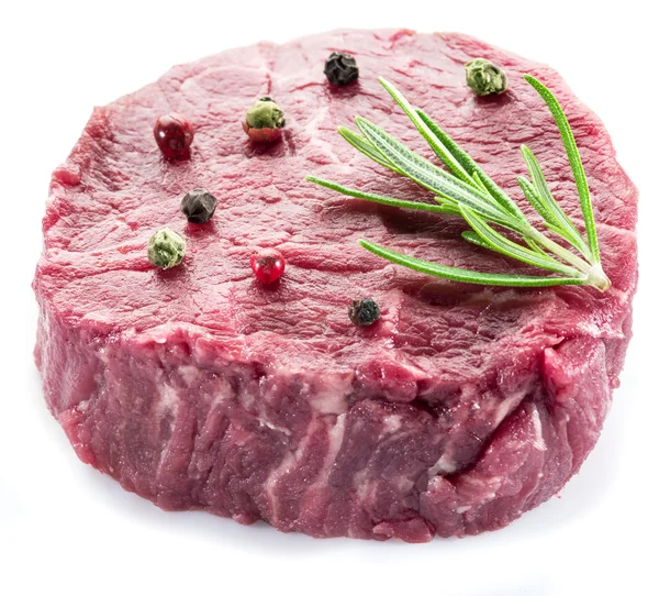 Piece of beef tenderloin isolated on the white background. — Stock Photo, Image