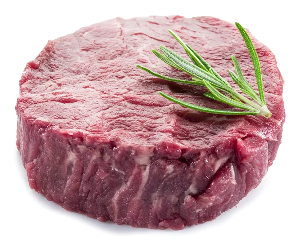 Piece of beef tenderloin isolated on the white background. — Stock Photo, Image