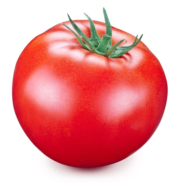 Tomate auf weißem Hintergrund. — Stockfoto
