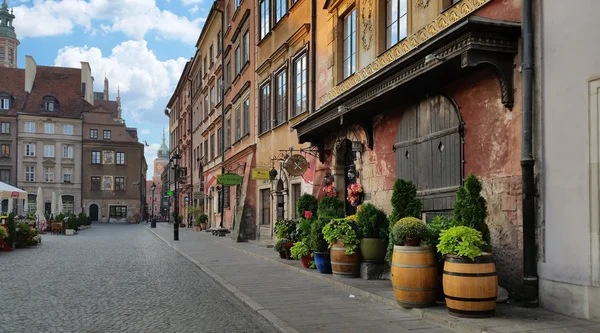 Warszawa. Gamla stan marknadsplats. — Stockfoto