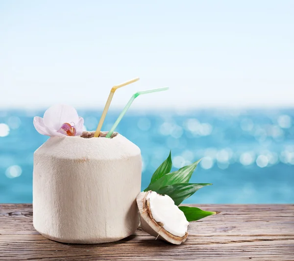 코코넛 워터 — 스톡 사진