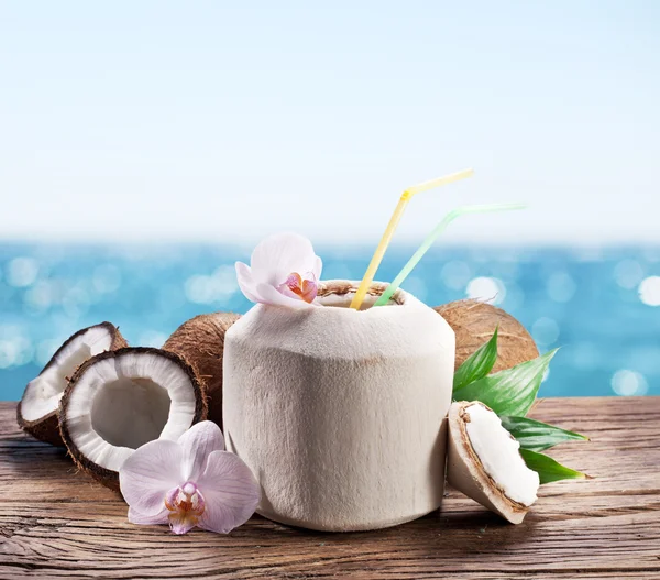 코코넛 워터 — 스톡 사진