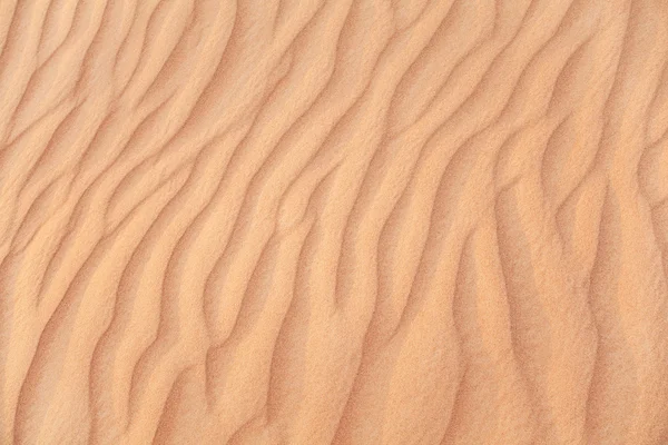 Wellen von Sand in der Wüste. — Stockfoto