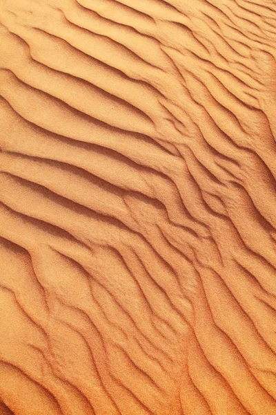 Areia ondulada no deserto . — Fotografia de Stock