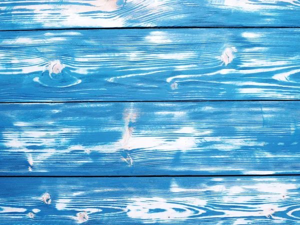 Blue wooden background. — Stock Photo, Image