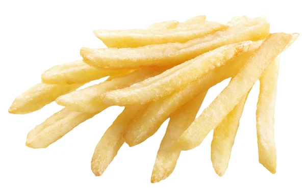 Картофель - картофель фри на белом фоне. Клиппинг . — стоковое фото