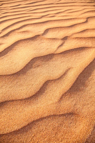 Sabbia ondulata nel deserto . — Foto Stock