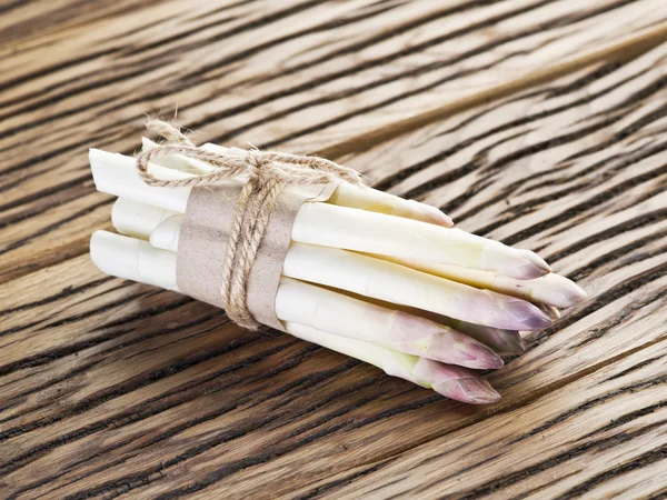 Shoots of white asparagus. — Stock Photo, Image