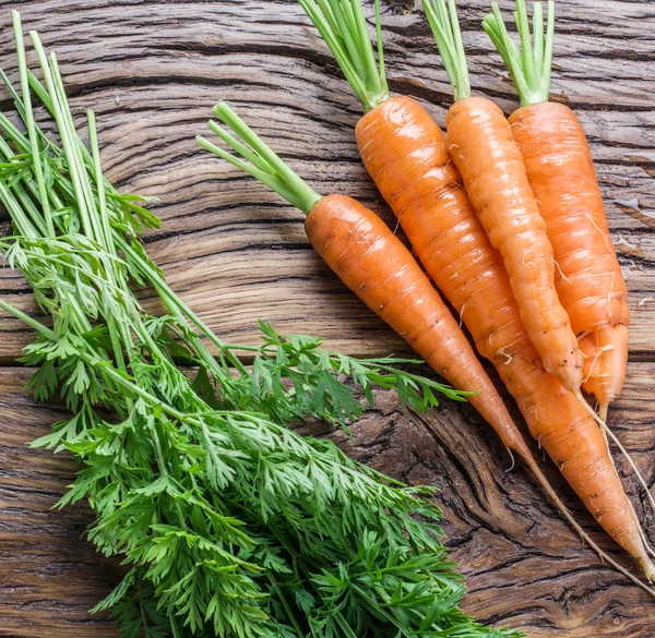 Fresh organic carrots. — Stock Photo, Image