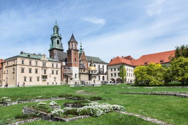 Wawel avlu. Polonya.