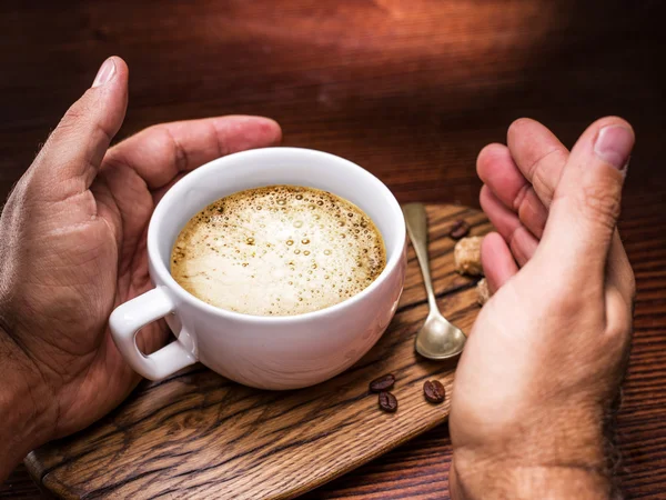 Cup of cappuccino. — Stock Photo, Image