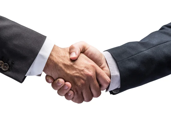 Handshake. Closeup shot of hands. File contains clipping paths. — Stock Photo, Image