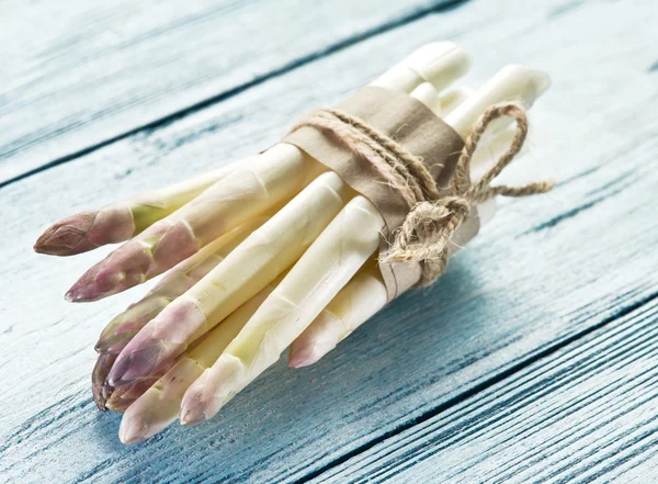 Shoots of white asparagus. — Stock Photo, Image