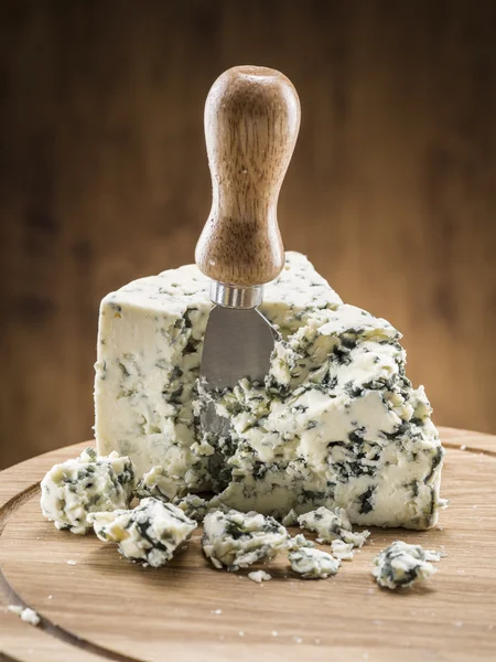丹麦的蓝纹奶酪。老式的斯泰尔斯. — 图库照片