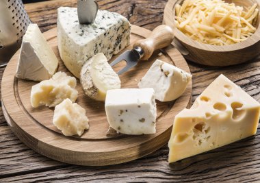 Peynir çeşididir. Vintage stiles.