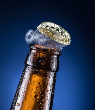 bira kap gaz çıkışı ile açılışı.