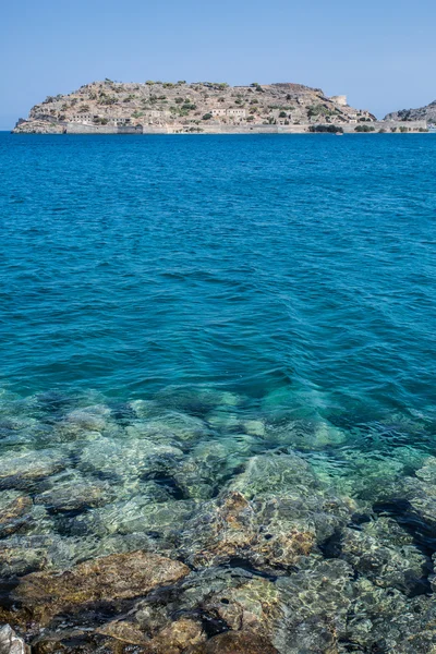 A ilha de Spinalonga (Kalydon ) — Fotografia de Stock