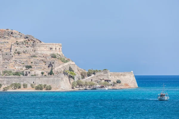 The island of Spinalonga ( Kalydon). Greece 19.09.2015. — Stock Photo, Image