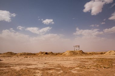 Marakeş Çölünde Davut 'un Yıldızı sembolü