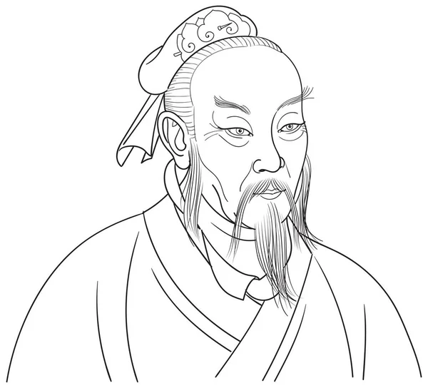 Confucius Portrait Vector Art Stock Images Depositphotos